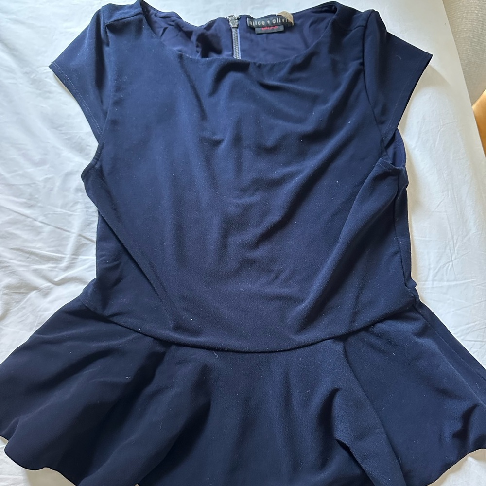 Alice and Olivia peplum top